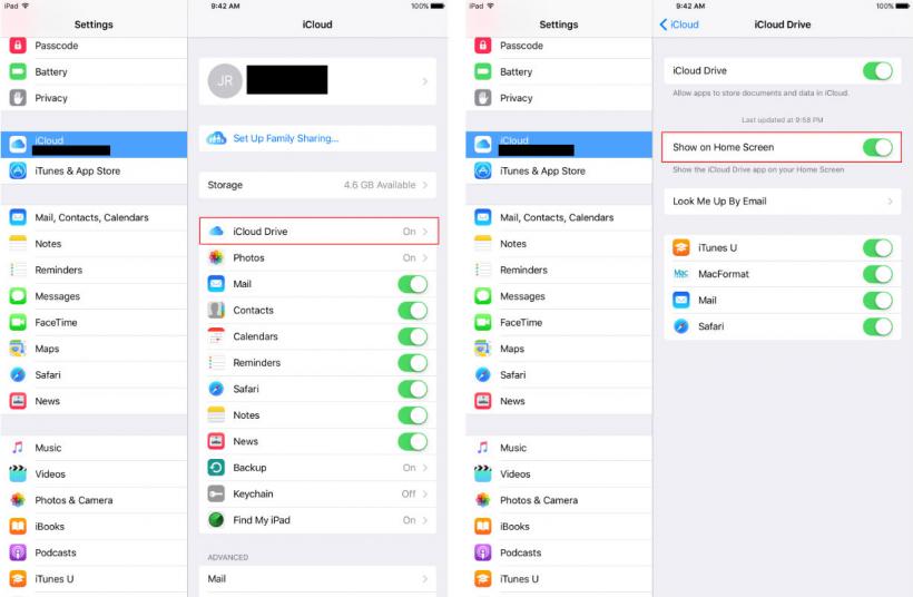 Icloud Drive Ipad